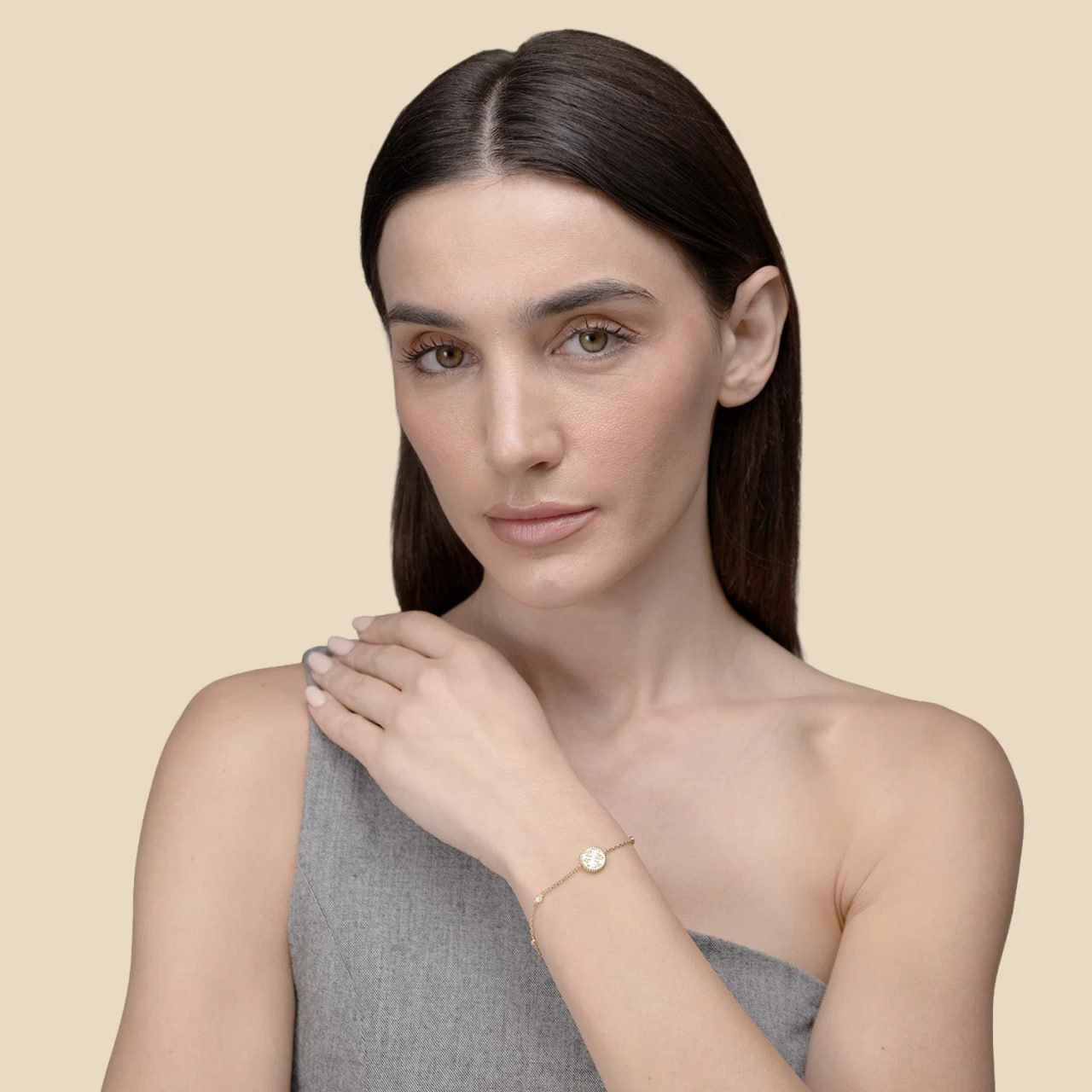 Petite Diamond Bracelet in 18K Yellow Gold - Trial Set