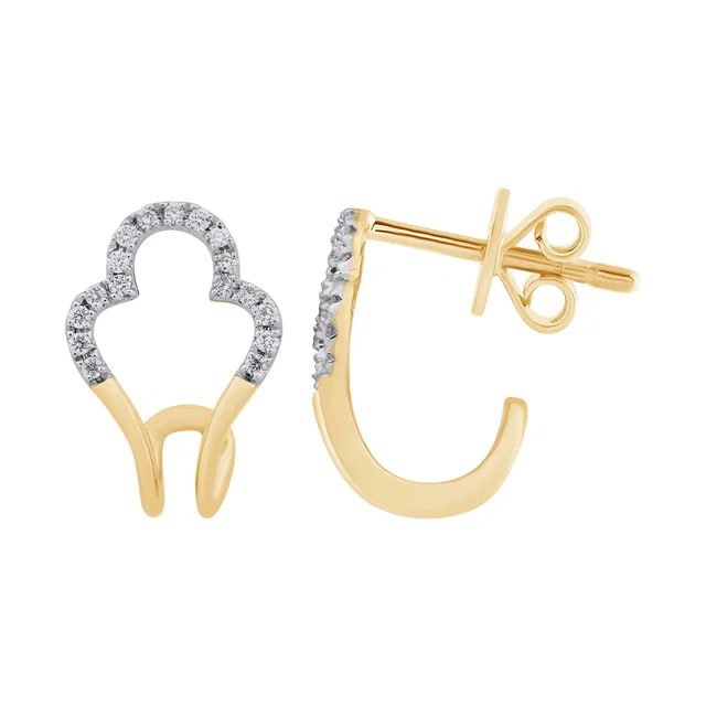 Volare Diamond Earring in 18K Yellow Gold - Trial Set
