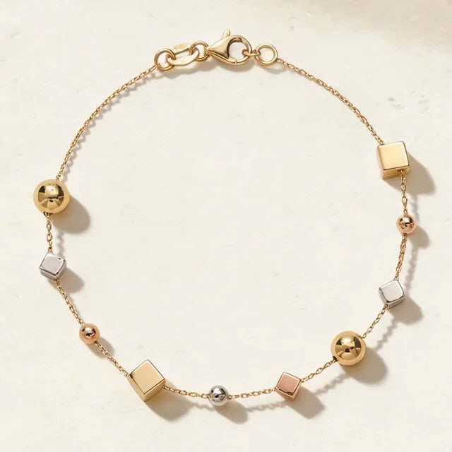 Cubes-1 Bracelet in 18K Gold - Trial Set