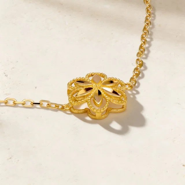 Floret Bracelet in 21K Yellow Gold - Final Set
