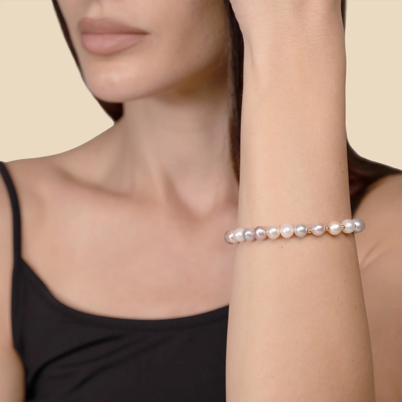 OGL Pearl Bracelet in 18K Yellow Gold - Final Set